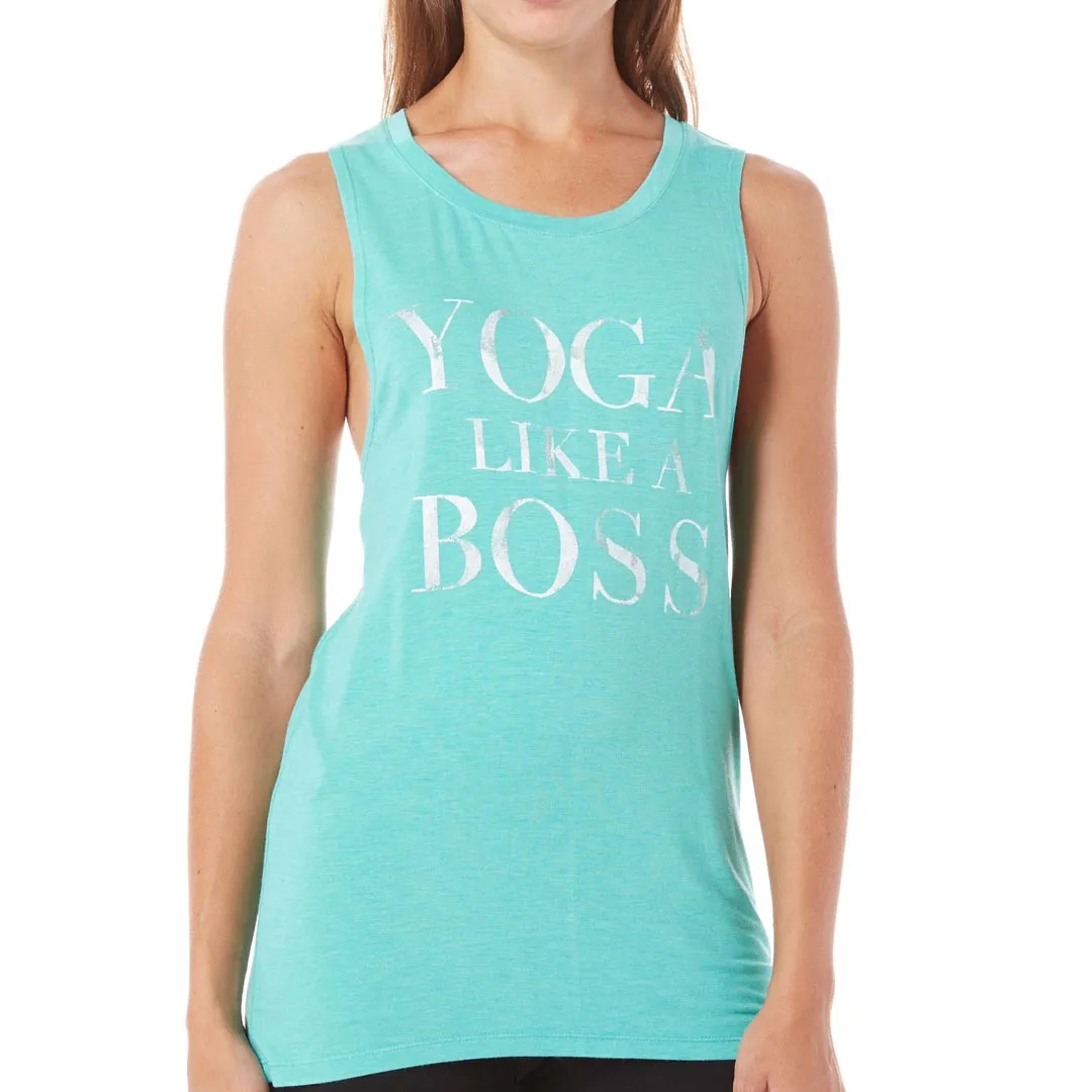 GAIAM WOMEN'S YOGA BOSS TANK