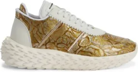 Giuseppe Zanotti Urchin leather sneakers Gold