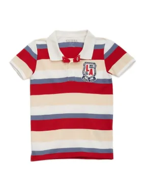 Guess Striped Piquet Polo (7-14)