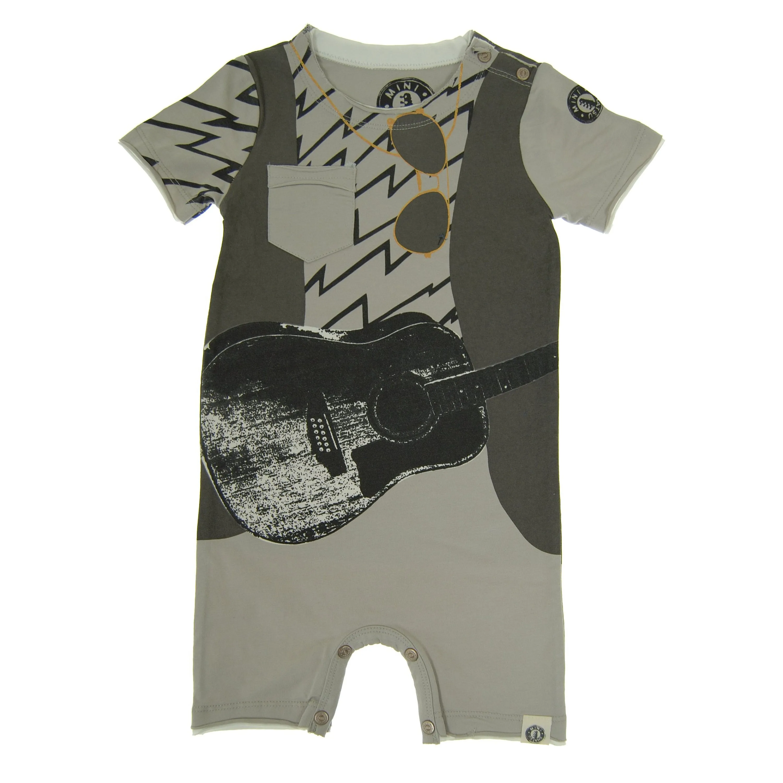 Guitar Vest Romper by: Mini Shatsu