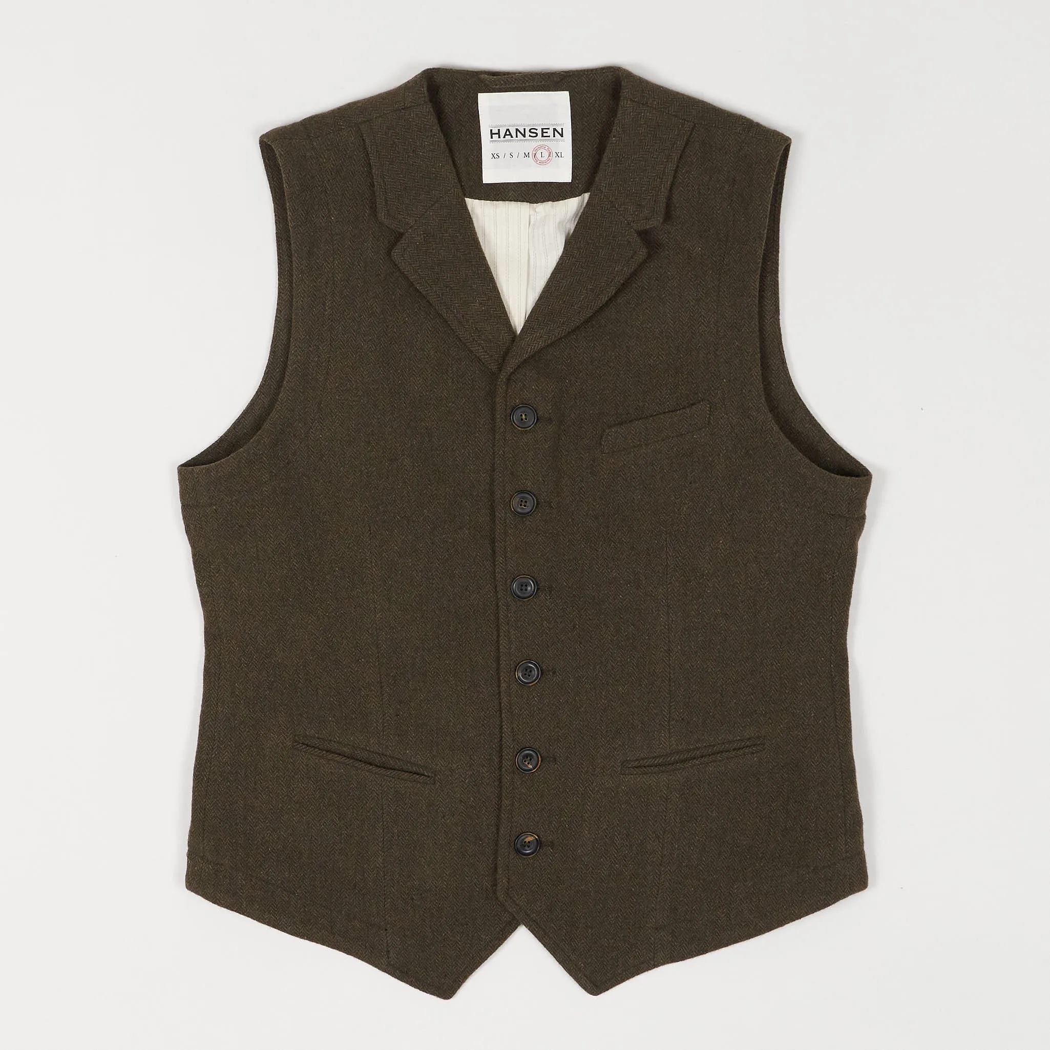 Hansen Lapel Wool Vest