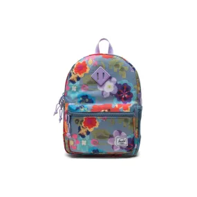 Heritage Kids Backpack (Paper Flowers Faded Denim)