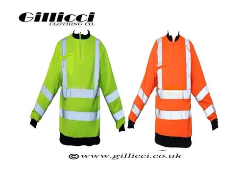 HI HIGH VIZ VIS VISIBILITY REFLECTIVE WORKWEAR SAFETY JUMPER SWEATSHIRT PULLOVER | Gillicci Clothing