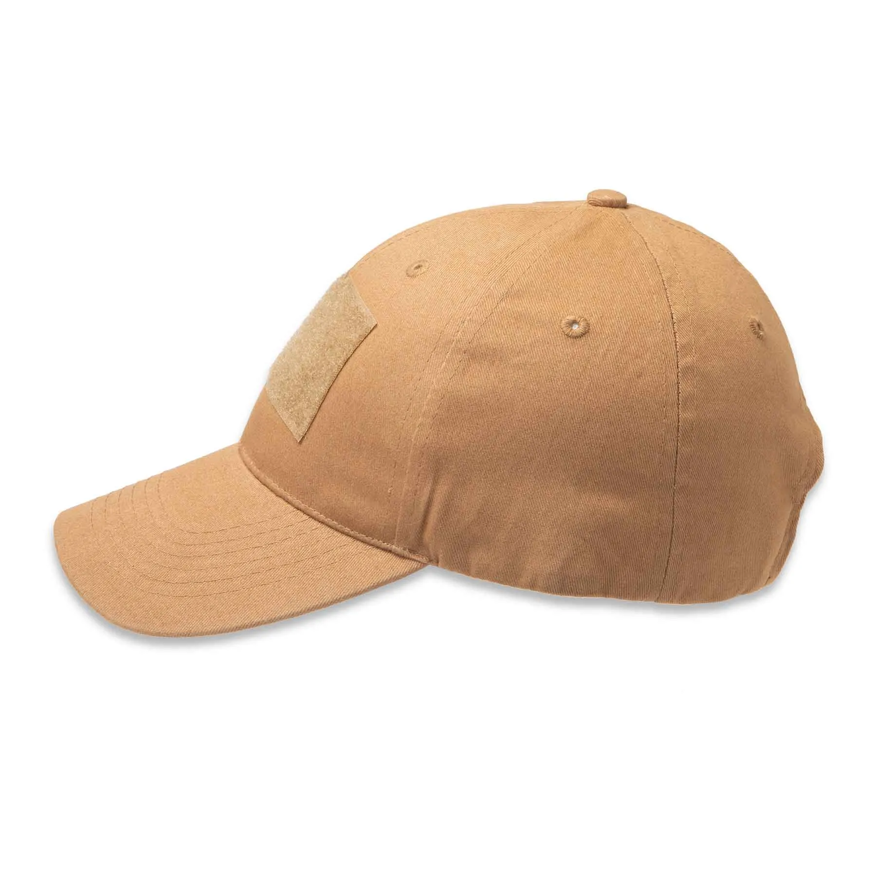 Hook & Loop Patch Hat- Personalized- Coyote Brown