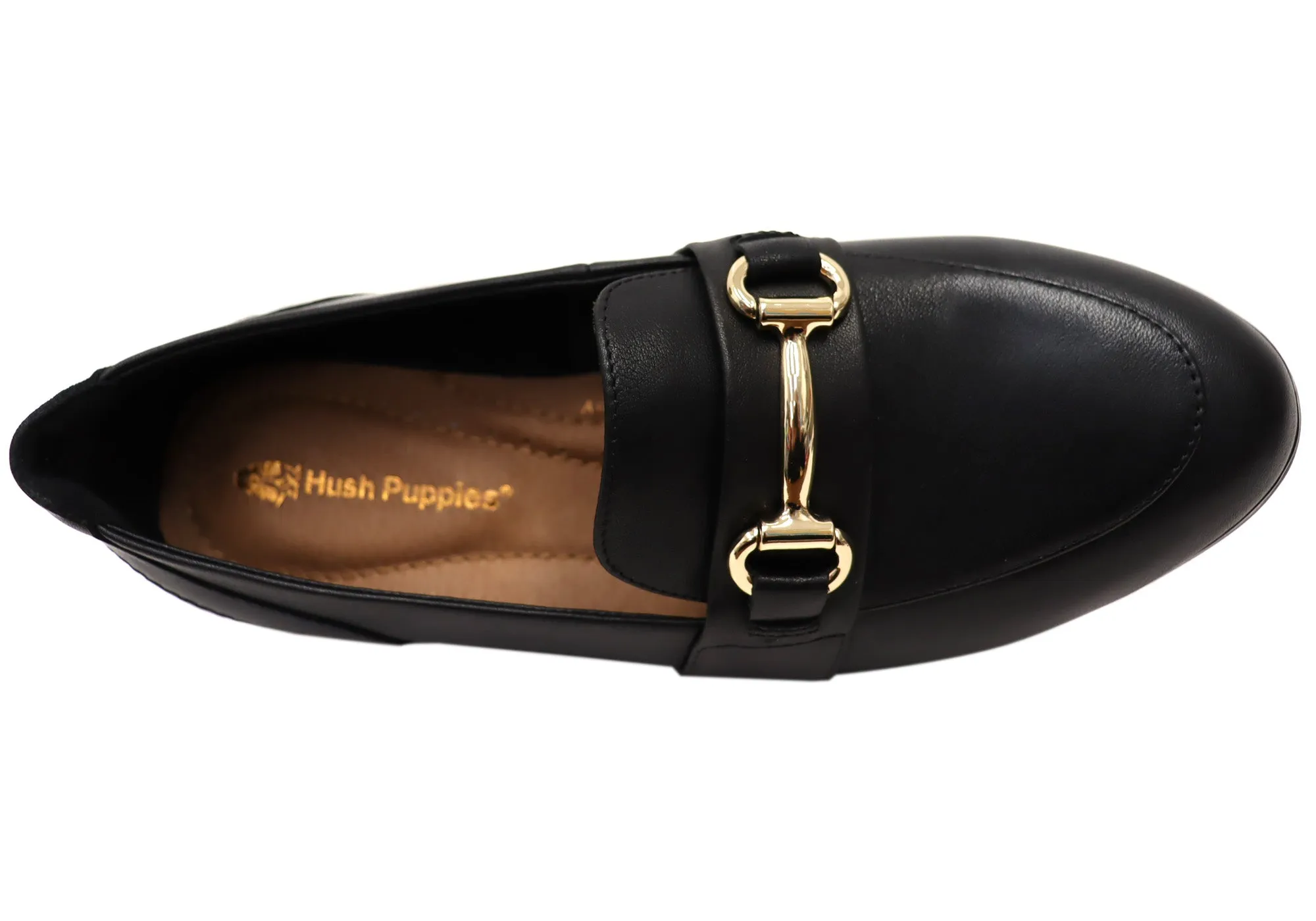 Hush Puppies Lara Womens Leather Comfortable Shoes