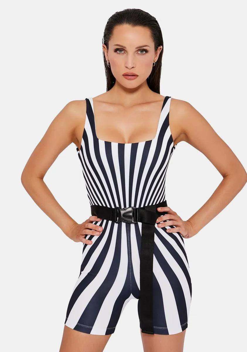 Hypno Belted Romper-