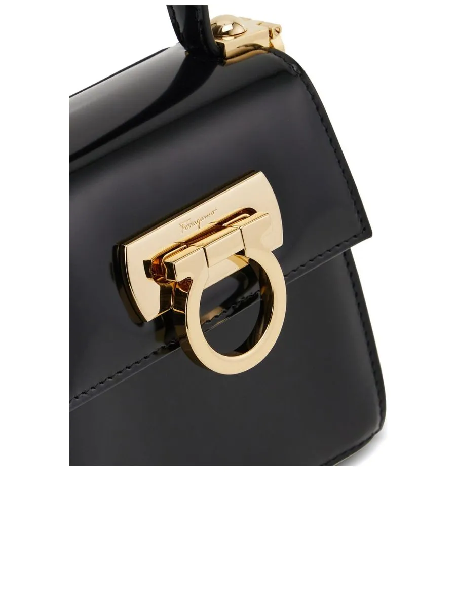 Iconic Top Handle Leather Mini Bag