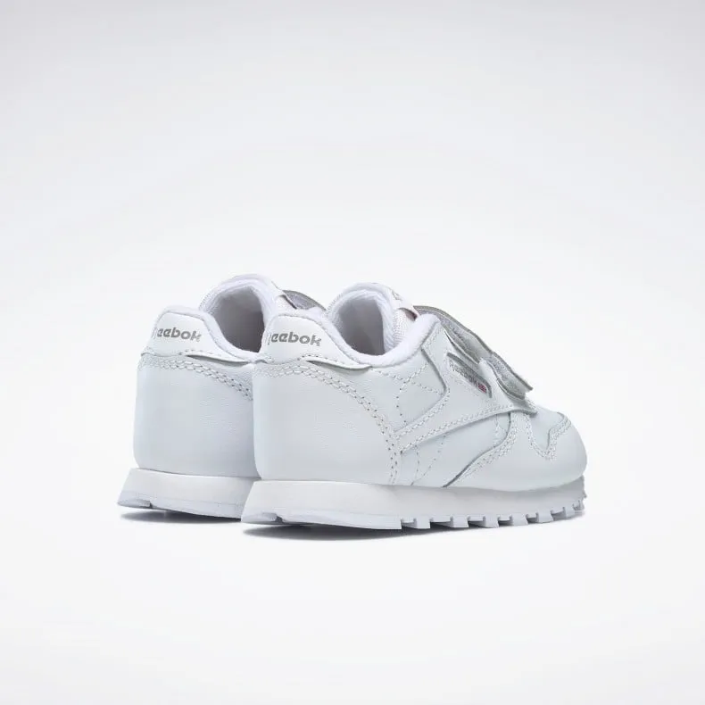 Infant Reebok Classic Leather (White/Carbon/Vector Blue)