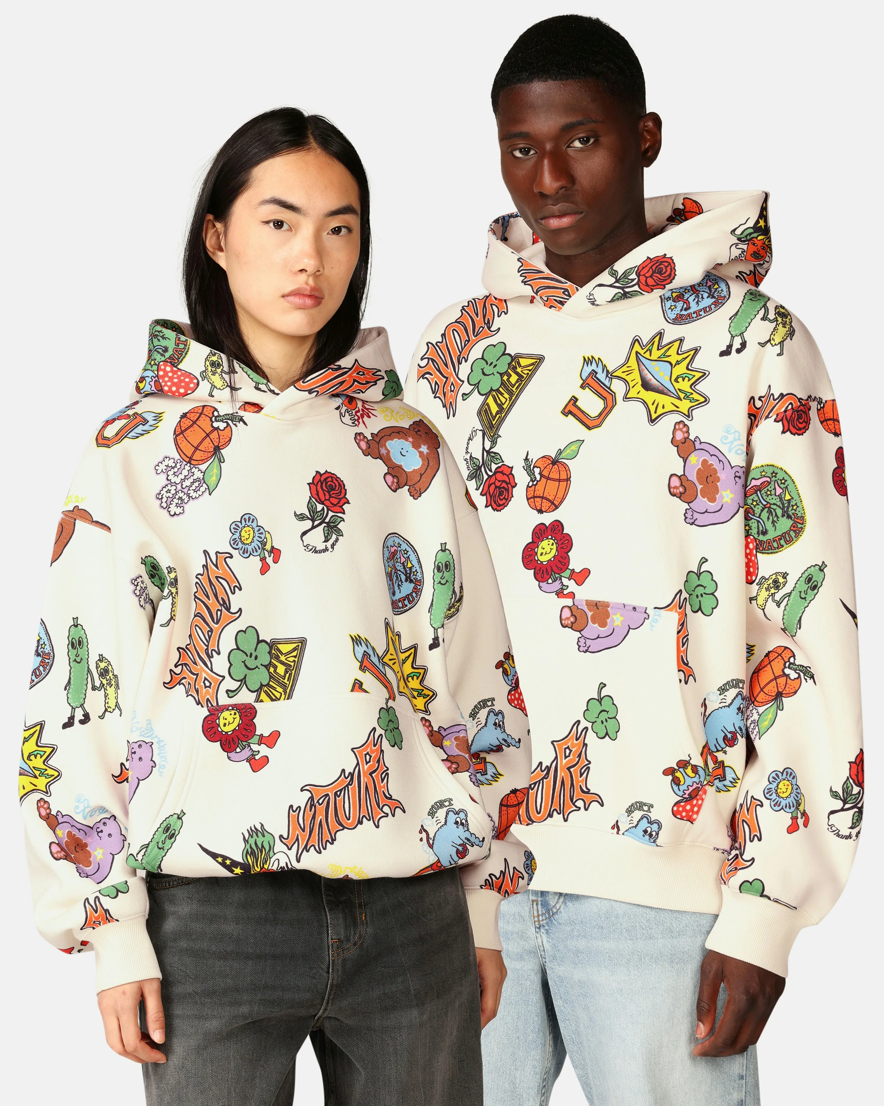 JUNKYARD Close Up Print Hoodie Multi | Unisex | Junkyard