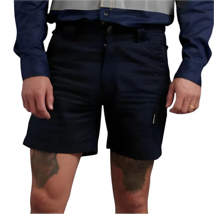 KingGee K17330 Tradies Narrow Short Short Oiled Navy