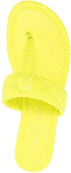 Kurt Geiger London Kensington T-bar sandals Yellow