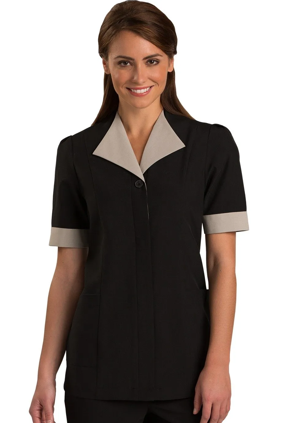 Ladies' Pinnacle Housekeeping Tunic - Black