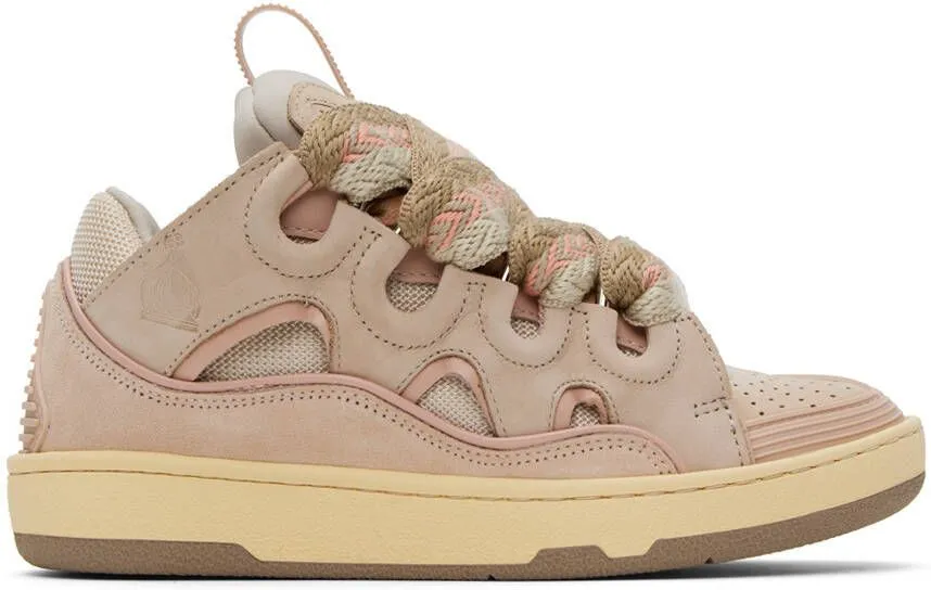 Lanvin Pink Curb Sneakers