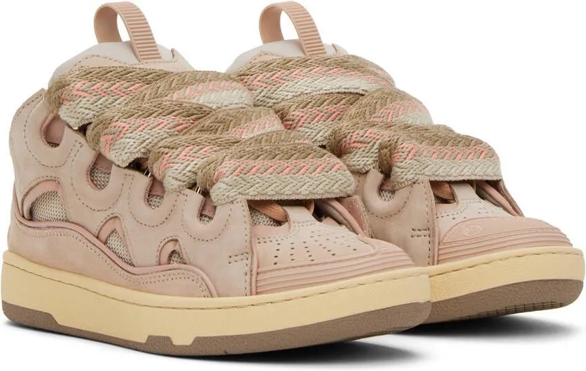 Lanvin Pink Curb Sneakers