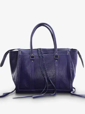 leather hand bag for women Blue - LeRive Droite - L Egyptian Blue | PAUL MARIUS