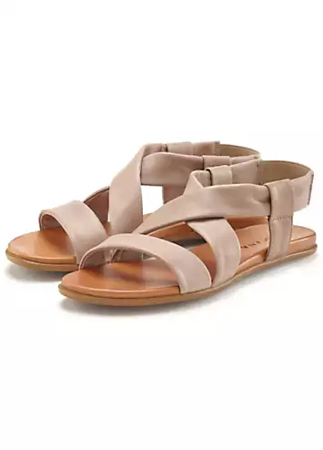 Leather Strappy Summer Sandals by LASCANA | Look Again