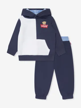 Levi's Wear Baby Boys Colourblock Tracksuit in Blue