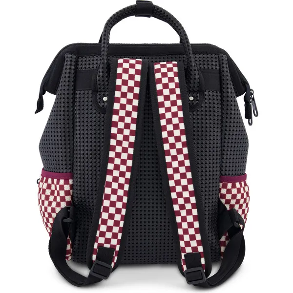 Light + Nine Tweeny Short Backpack, Checkered Brick