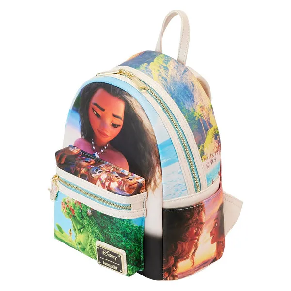 Loungefly x Disney Moana Princess Scenes Mini Backpack