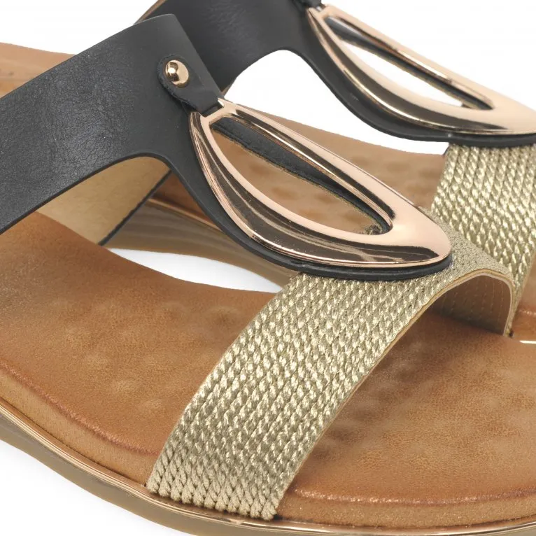 Lunar (GRS) Porto Womens Low Wedge Sandals