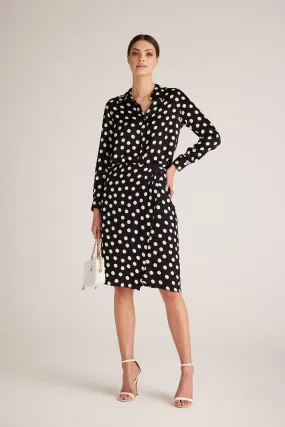 Madeline Skirt - Black/Spot