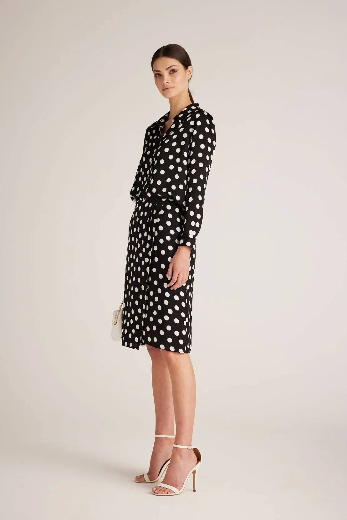 Madeline Skirt - Black/Spot