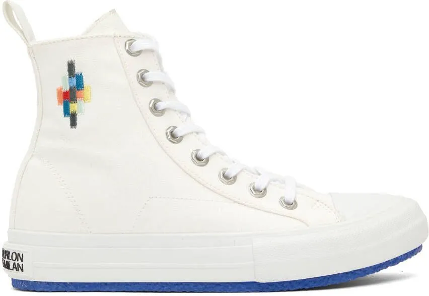 Marcelo Burlon County of Milan White Cross Vulcanized Sneakers