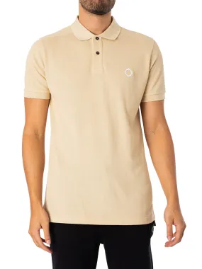 MA.STRUM Pique Polo Shirt - Ash