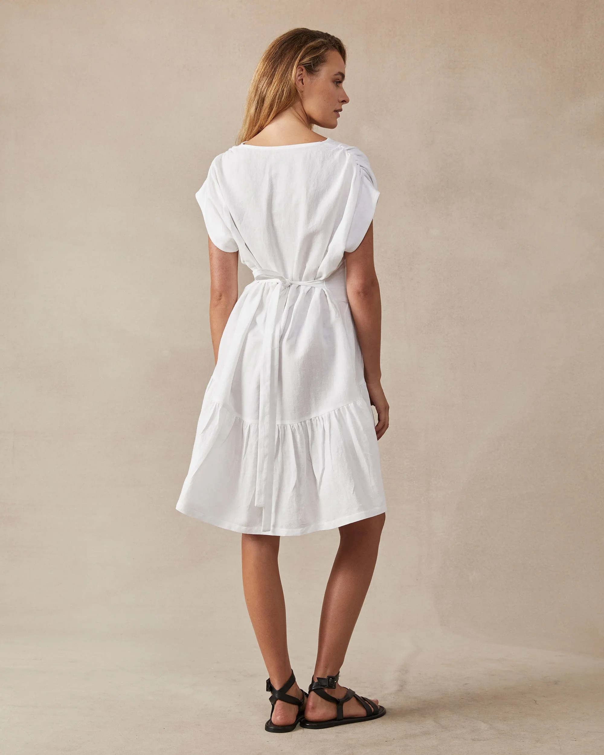 Matteo Dress White