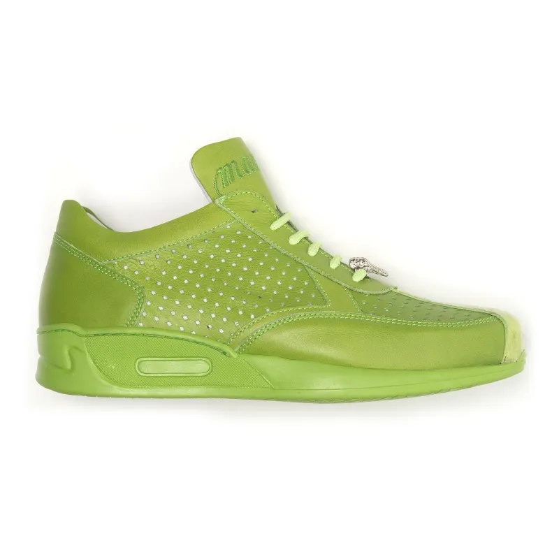 Mauri Cherry M770 Nappa & Croc Sneakers Green (Special Order)