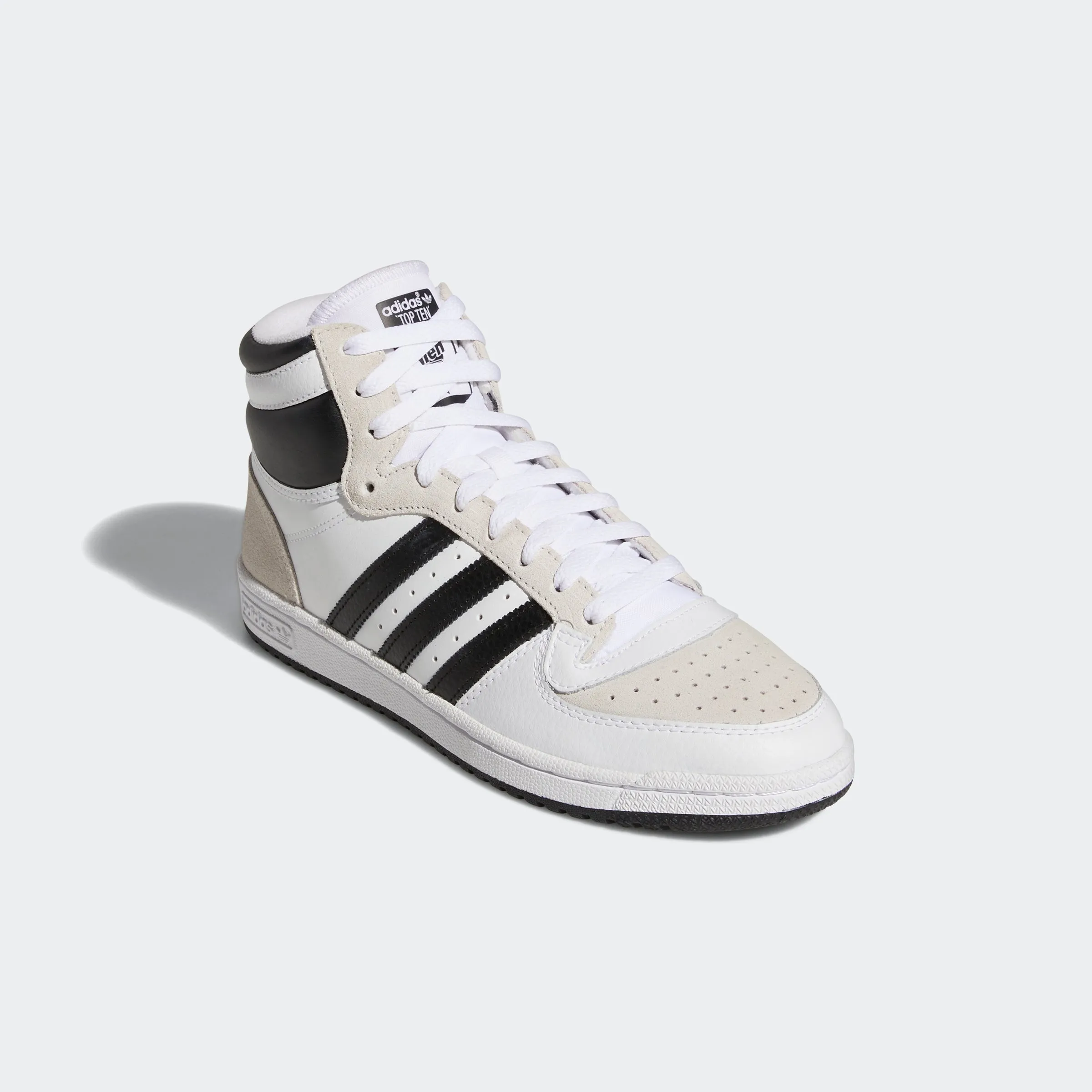 Men’s adidas Originals Top Ten RB Shoes White Black