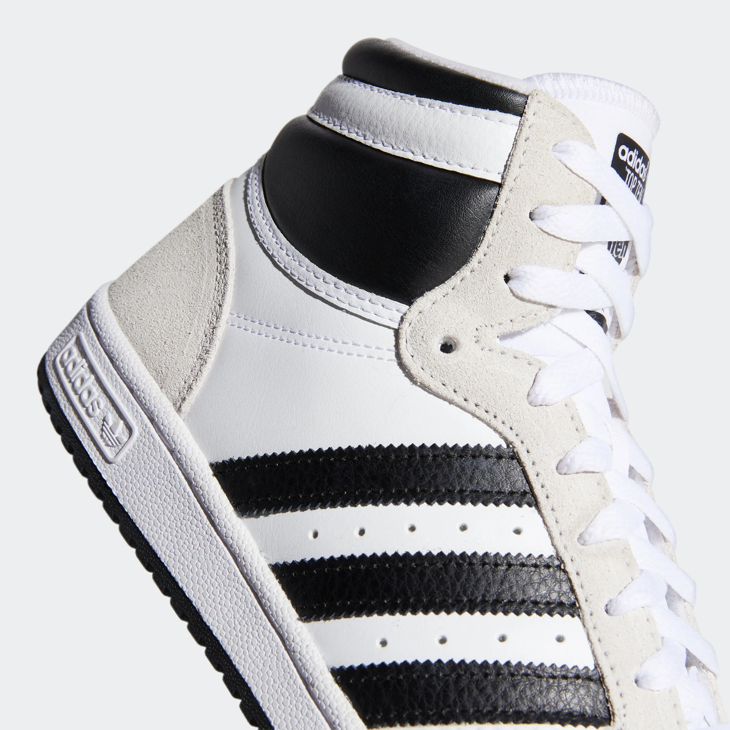 Men’s adidas Originals Top Ten RB Shoes White Black