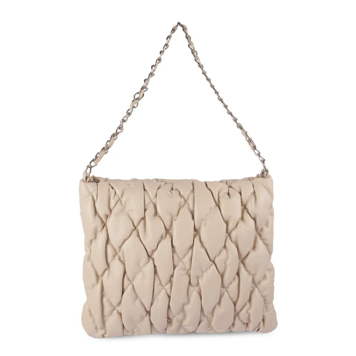 Metro Women Beige Shoulder Bag