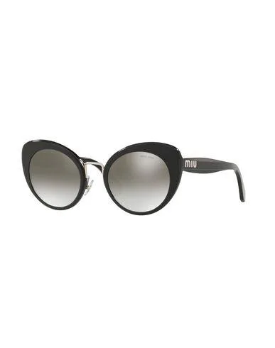 Miu Miu Women Sunglasses Black -- --