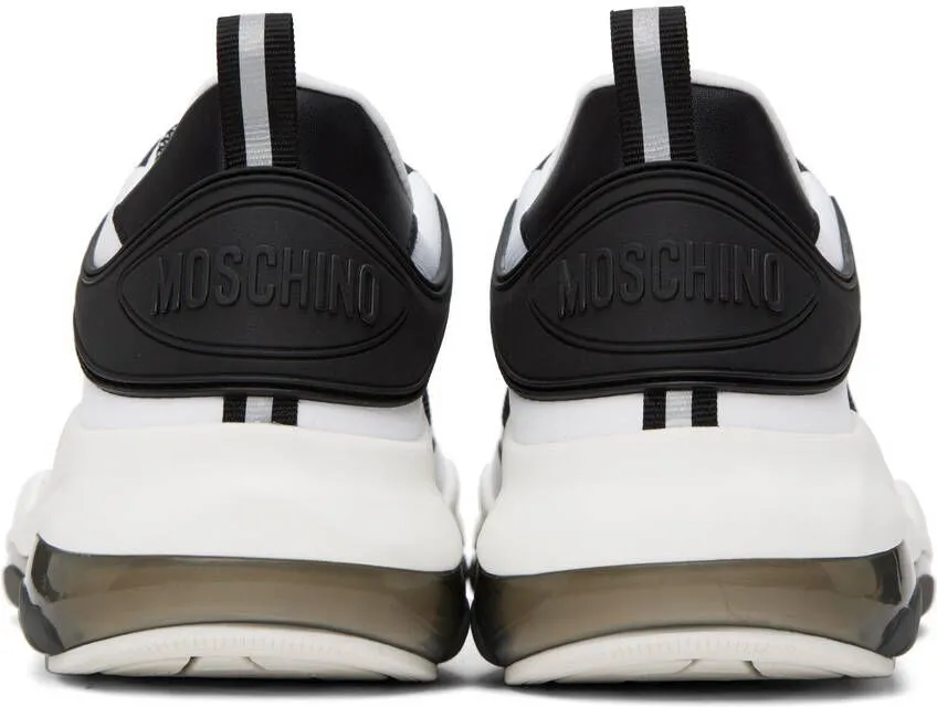 Moschino White Teddy Run Sneakers