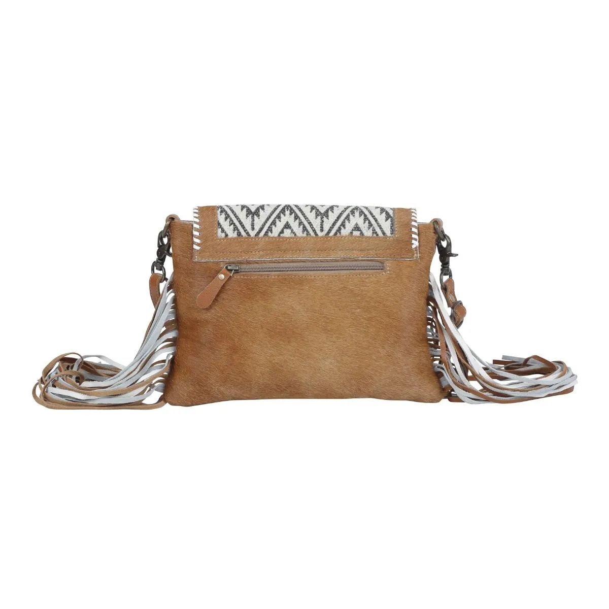 Myra Wabi Sabi Leather and Hairon Bag