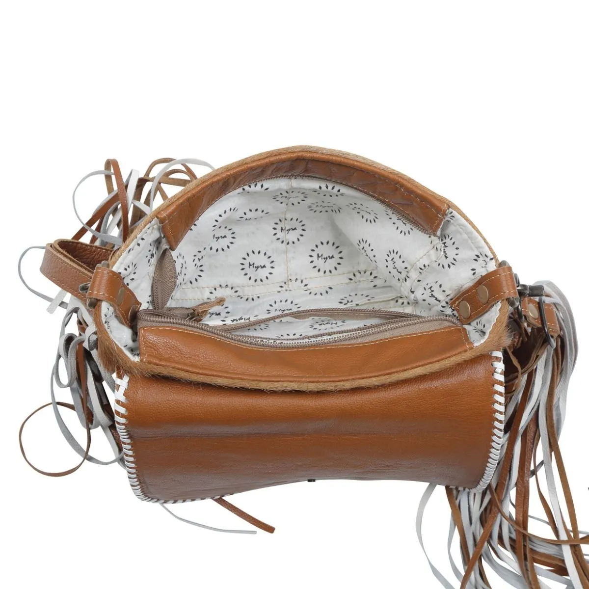 Myra Wabi Sabi Leather and Hairon Bag