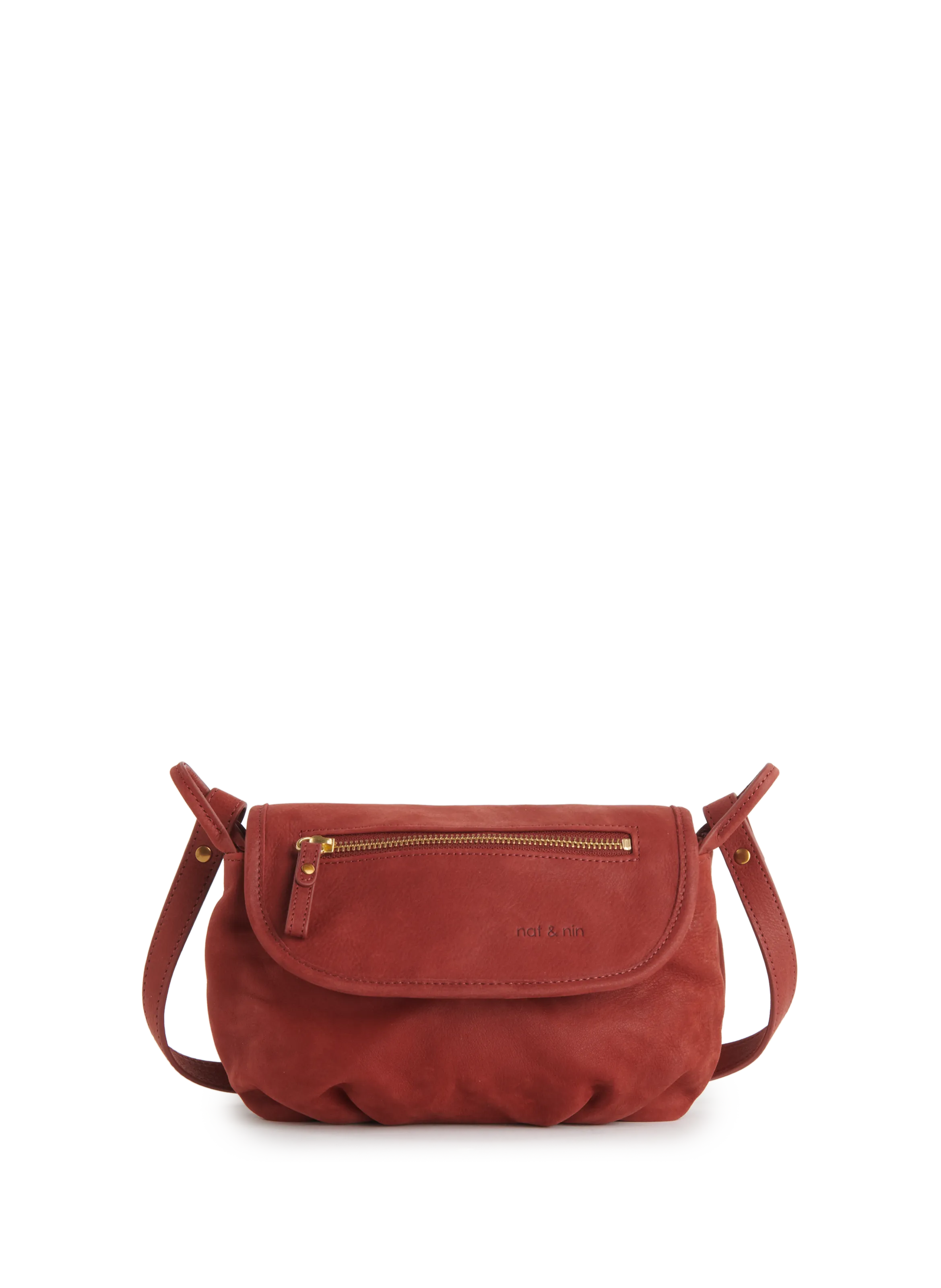 Nat & nin  Jenny leather shoulder bag - Red