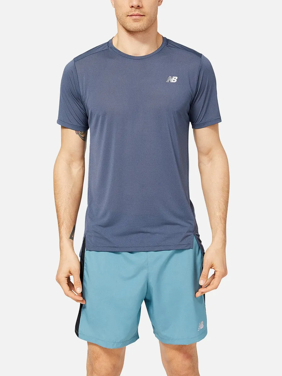 NEW BALANCE Accelerate Short Sleeve - Navy