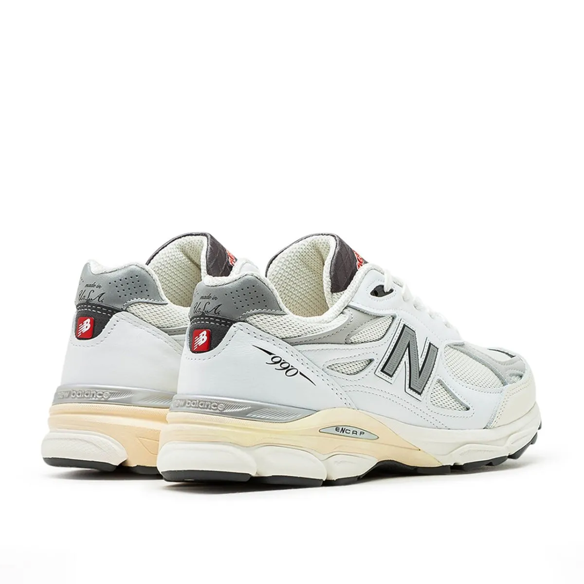 New Balance M990AL3 Made in USA 'Sea Salt' (White / Grey)