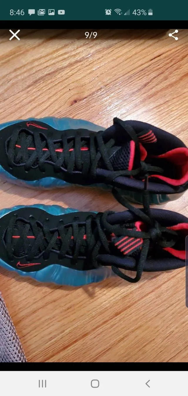 Nike foamposite gone fishing