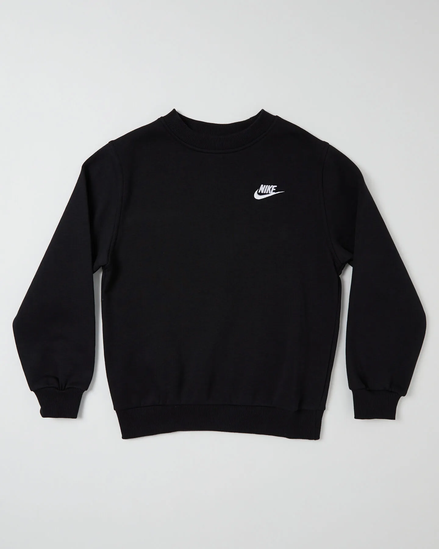 Nike Kids Nsw Club Fleece Crew - Black | SurfStitch