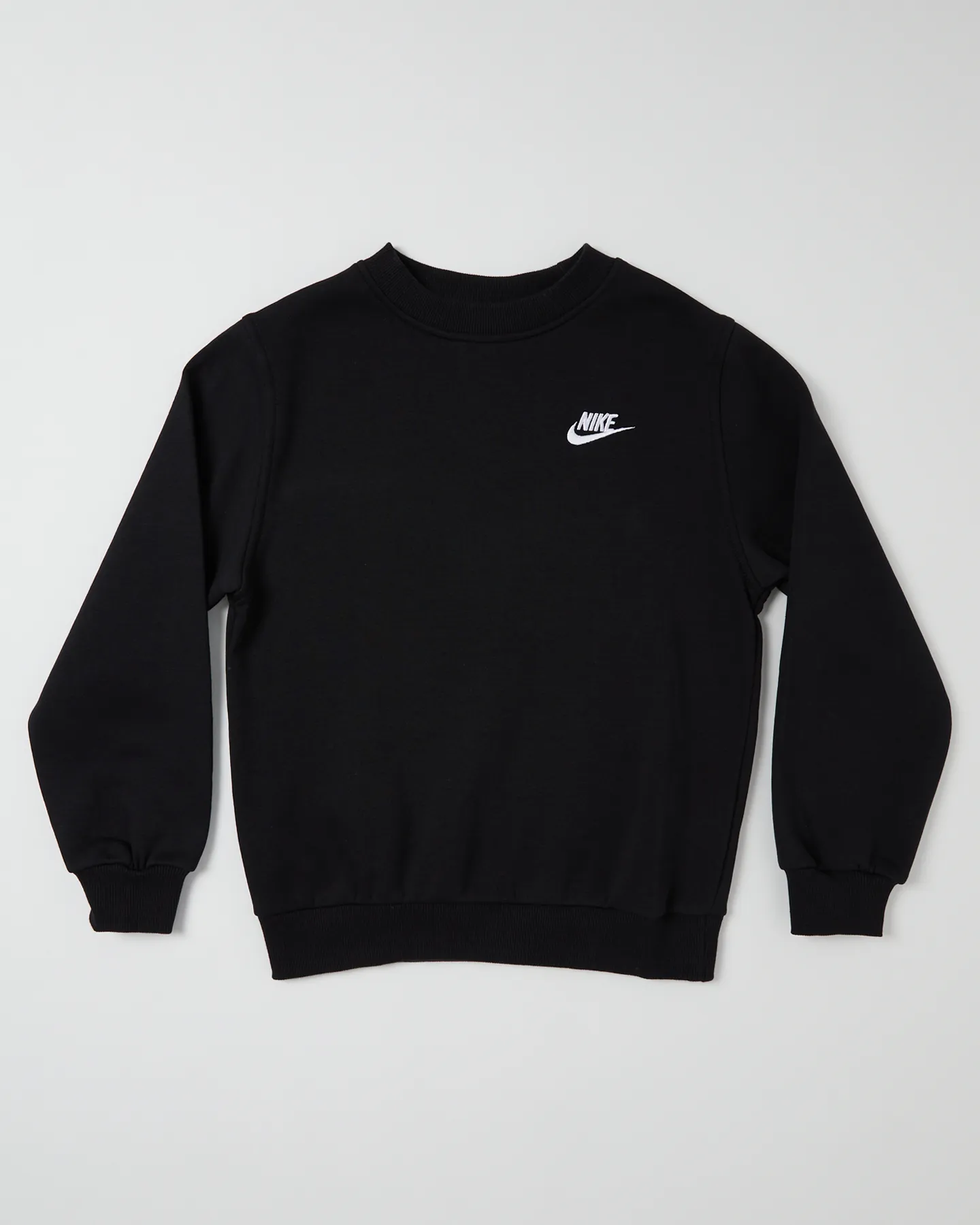 Nike Kids Nsw Club Fleece Crew - Black | SurfStitch