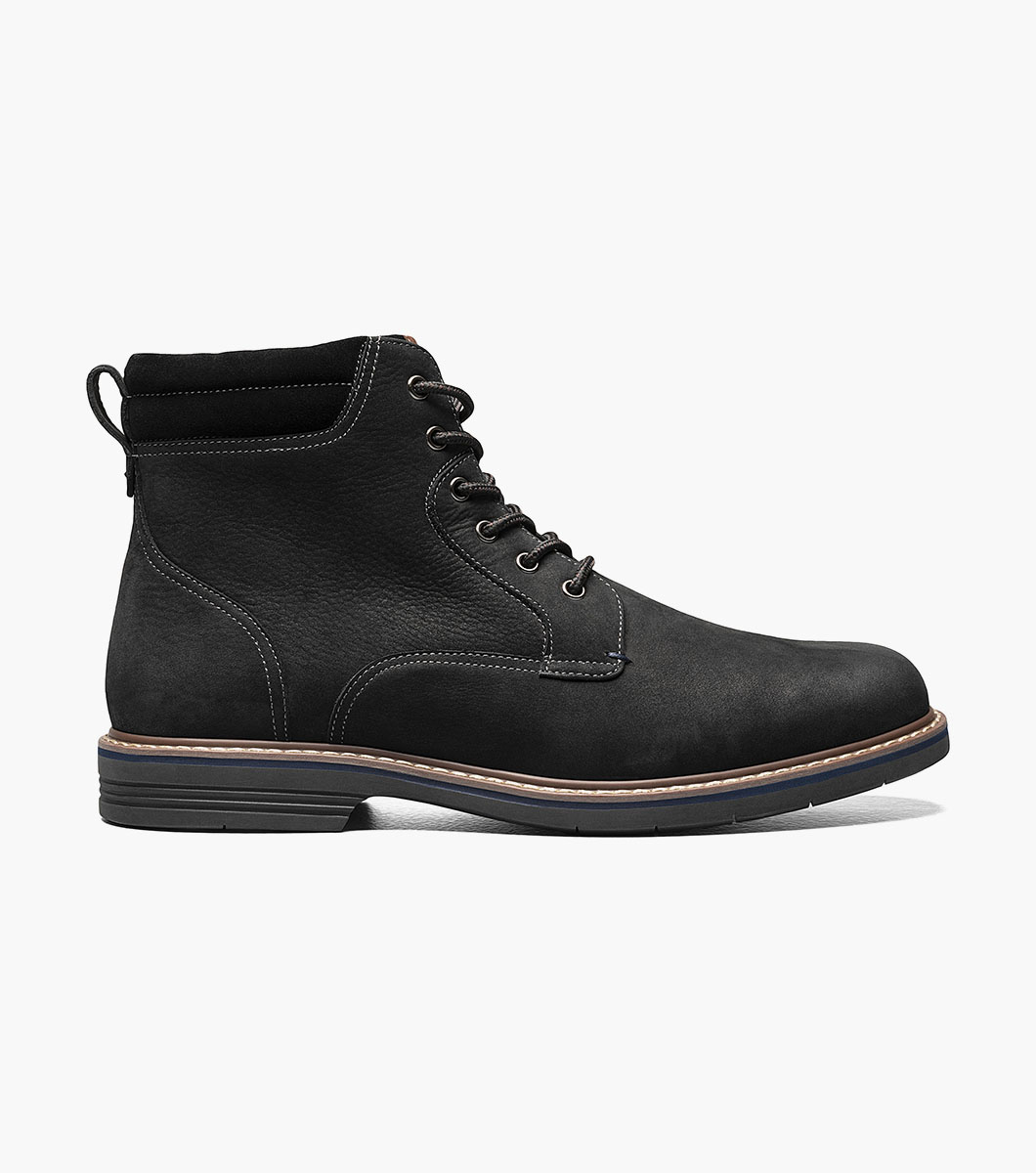 Norwalk Plain Toe Lace Up Boot