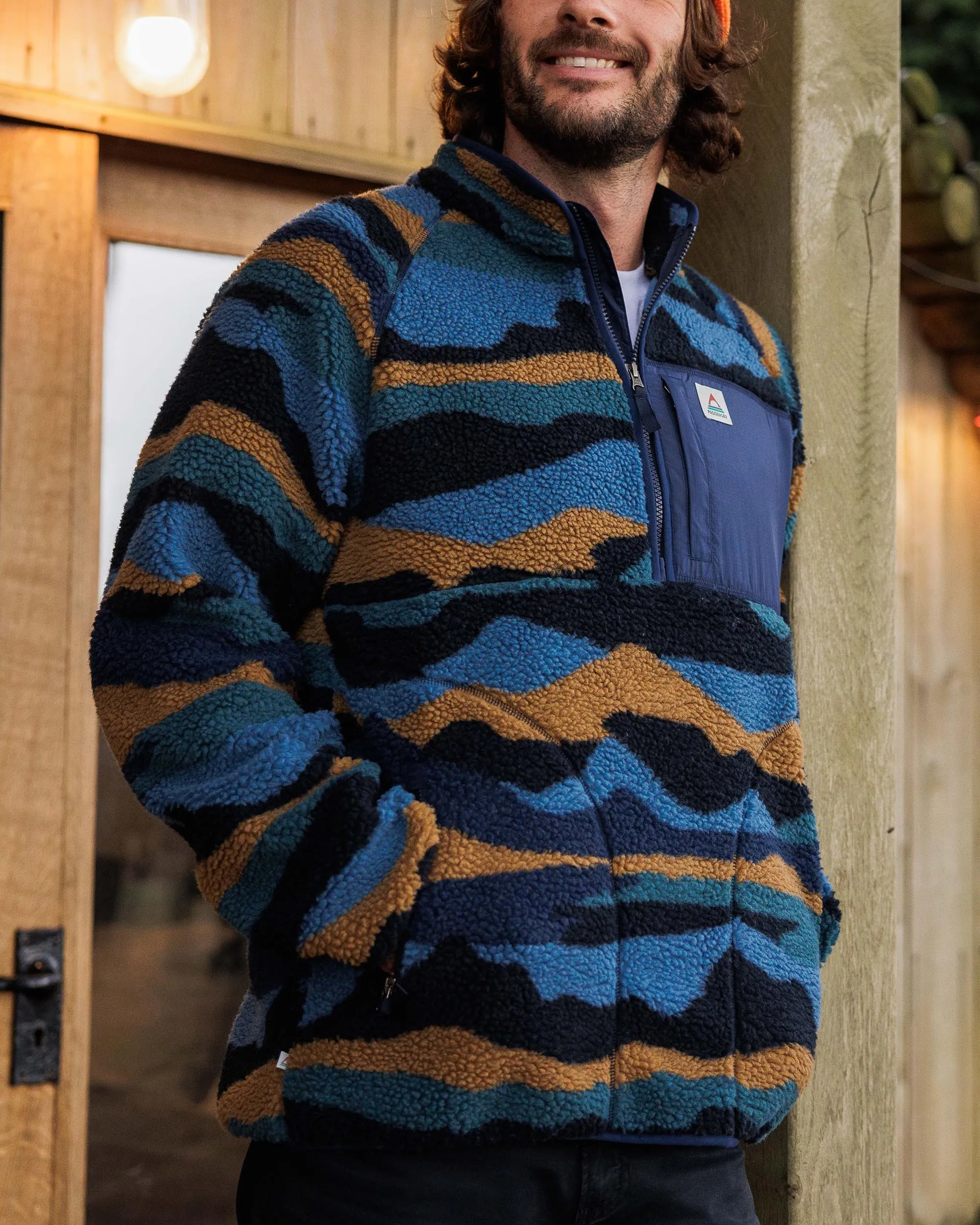 Offroad Recycled Sherpa Half Zip Fleece