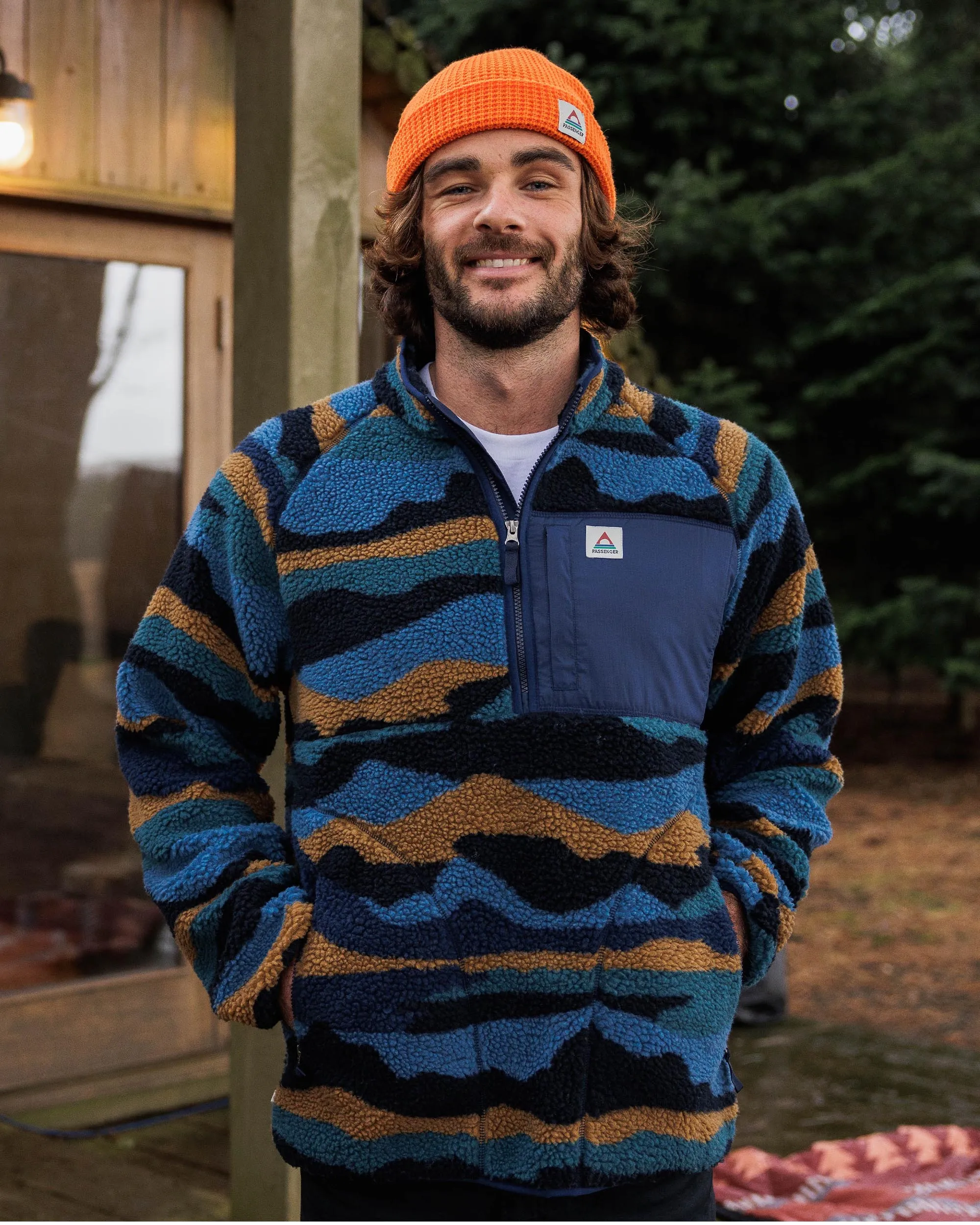 Offroad Recycled Sherpa Half Zip Fleece