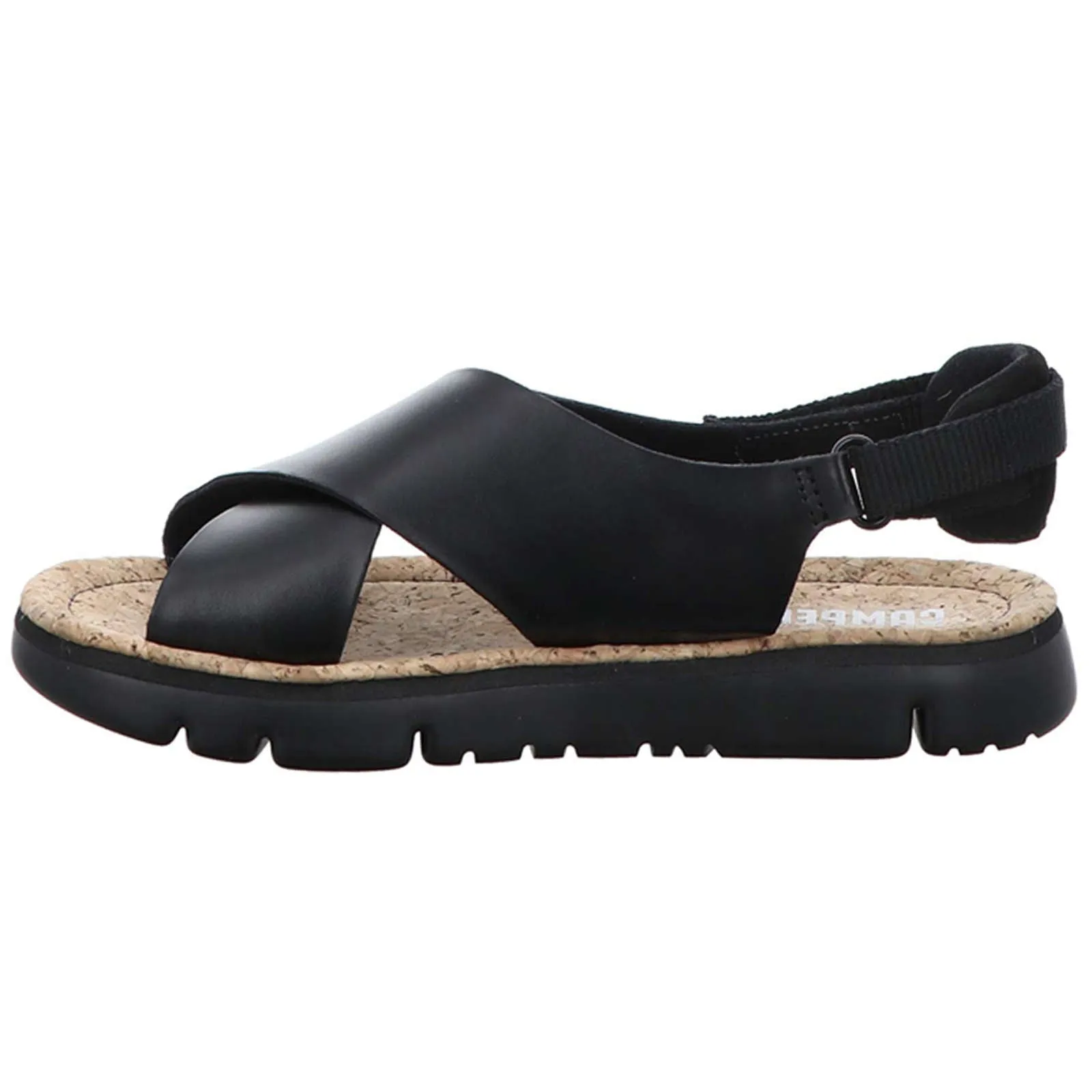 Oruga Calfskin Leather & Textile Women's Open-Toe Sandals