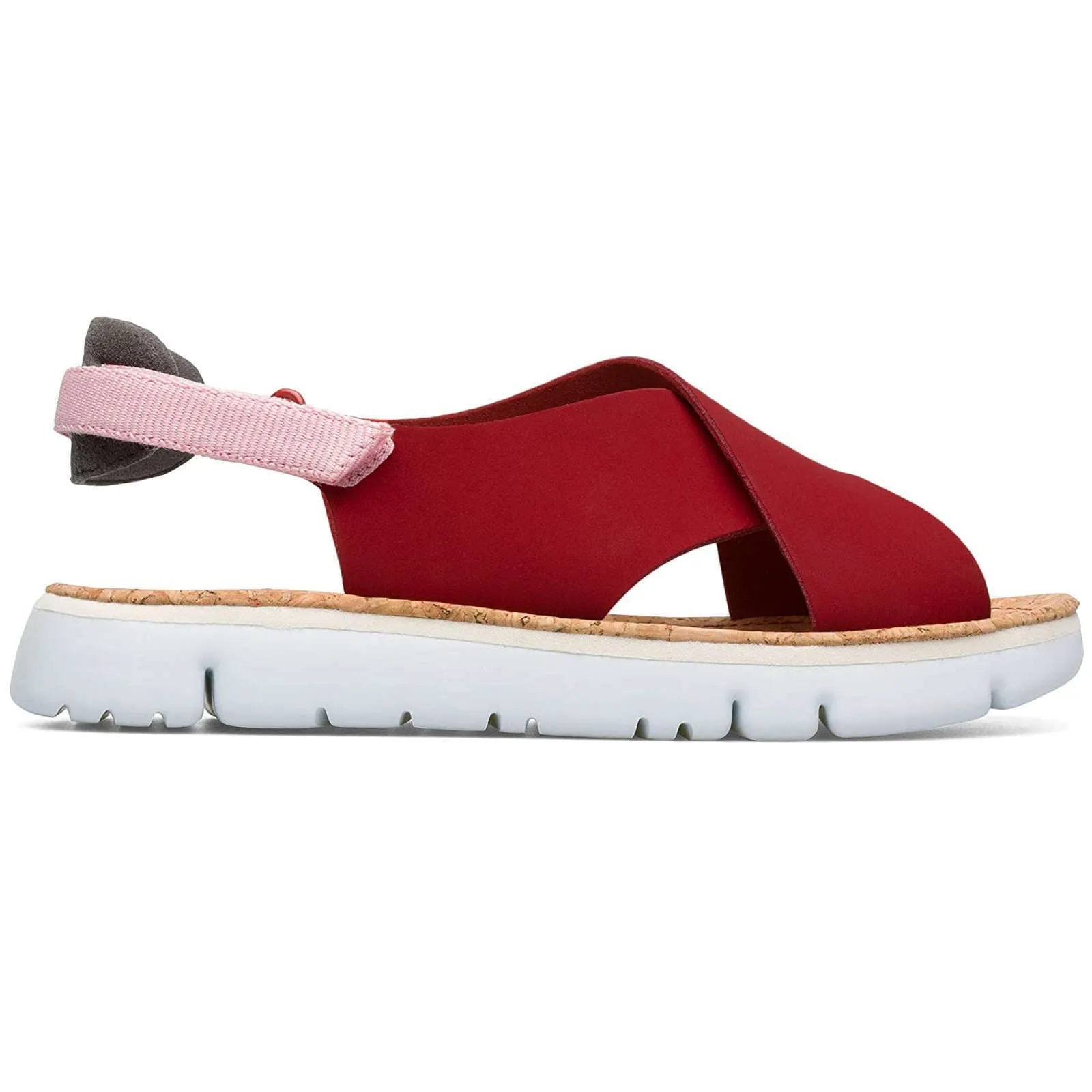 Oruga Calfskin Leather & Textile Women's Open-Toe Sandals