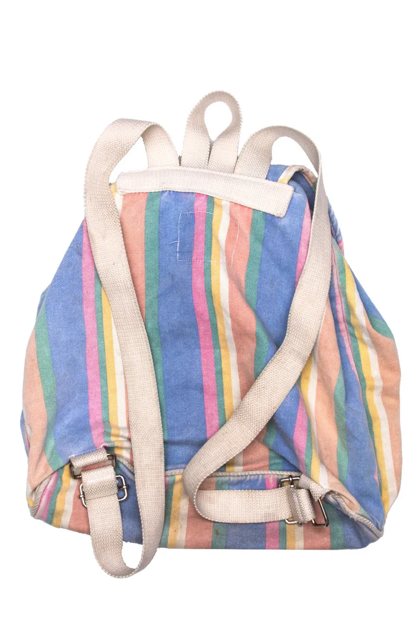 Pastel Canvas Draw Bag