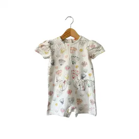 Pehr / Short sleeve romper - Sea shells / 18-24M